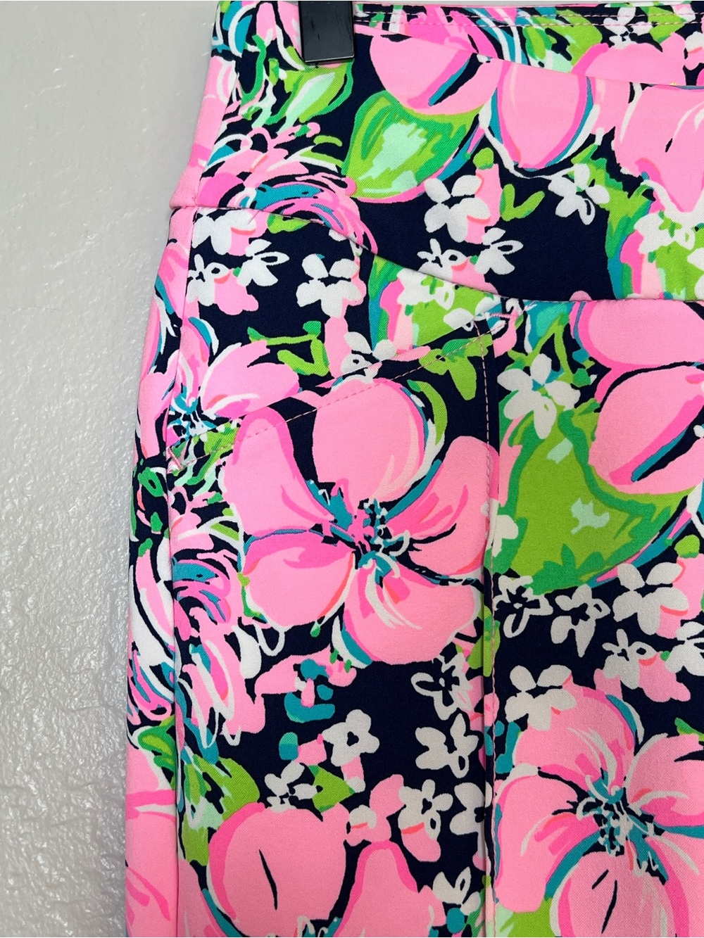 LILLY PULITZER Women’s Size 2 Pink Floral Luxletic Pull-On Ankle Golf Pant - Picture 5 of 13